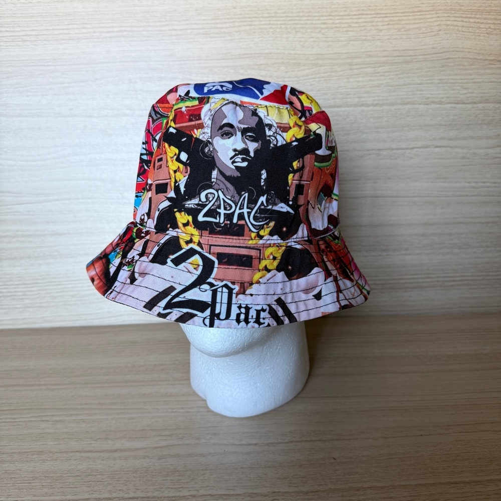 Tupac all over print 90s bucket hat